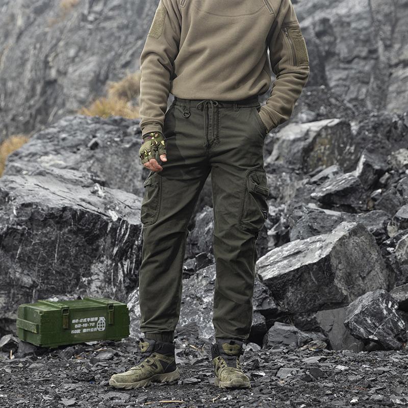 Casual Pants With Multiple Pockets, Loose And Detachable Work Pants, Men's Mountain Style Tactical Sports Pants