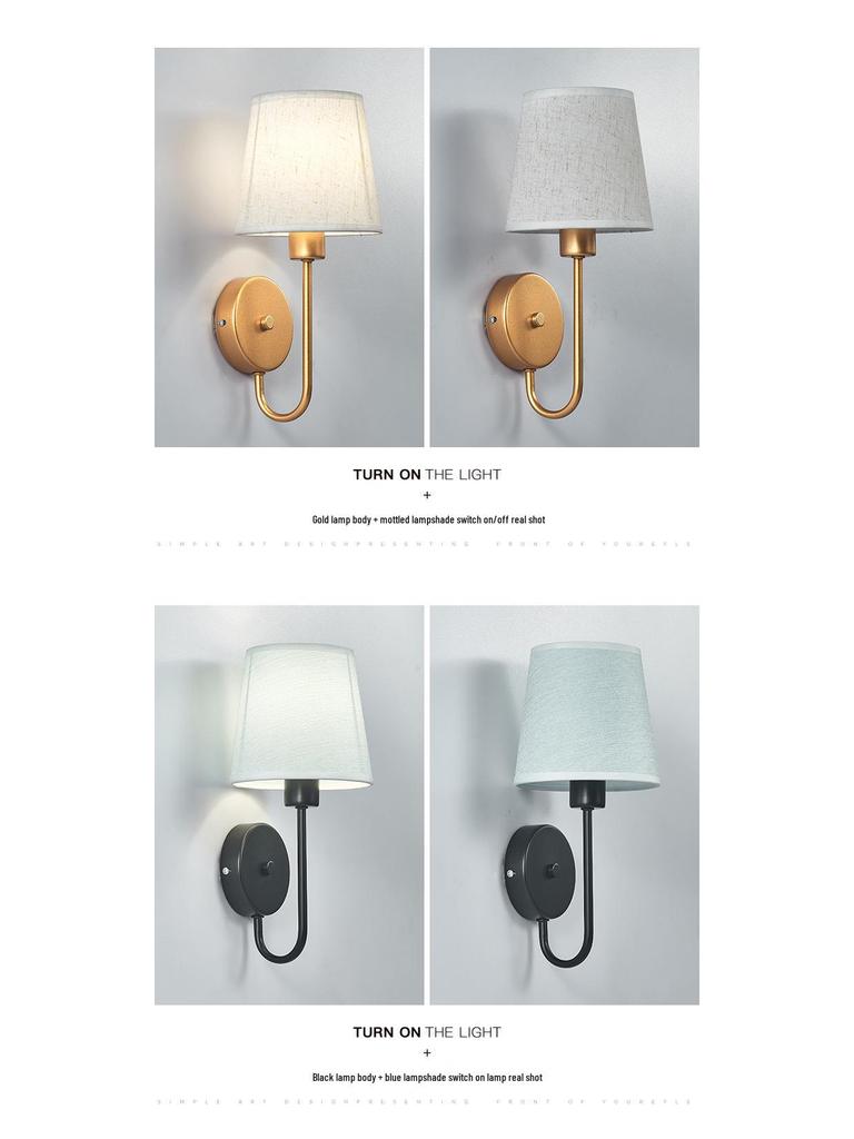Wireless LED Bedside Wall Lamp: Modern Minimalist Energy-Saving Night Light