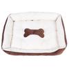 Bone Coffee Beige Four Seasons Soft Warm Pet Bed Mat Comfortable Pad Cushion Supplies for Cats Dogs