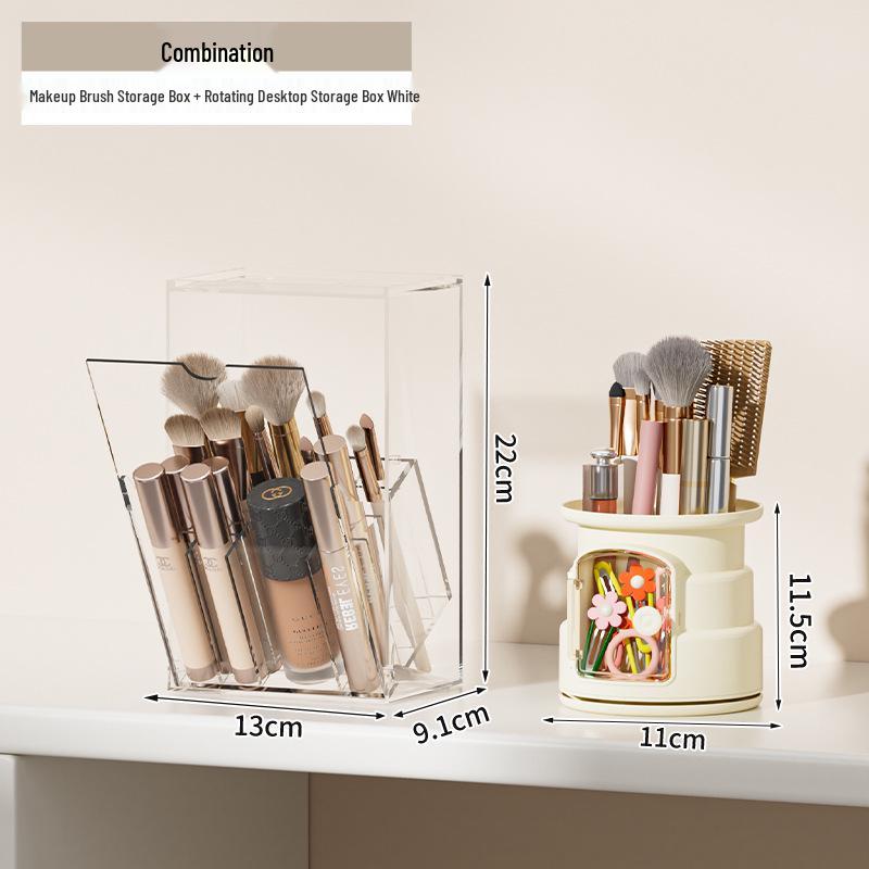 Scatola per Trucco Rossetto Haixing Antipolvere: Contenitore cosmetico in plastica di alta gamma per scrivania