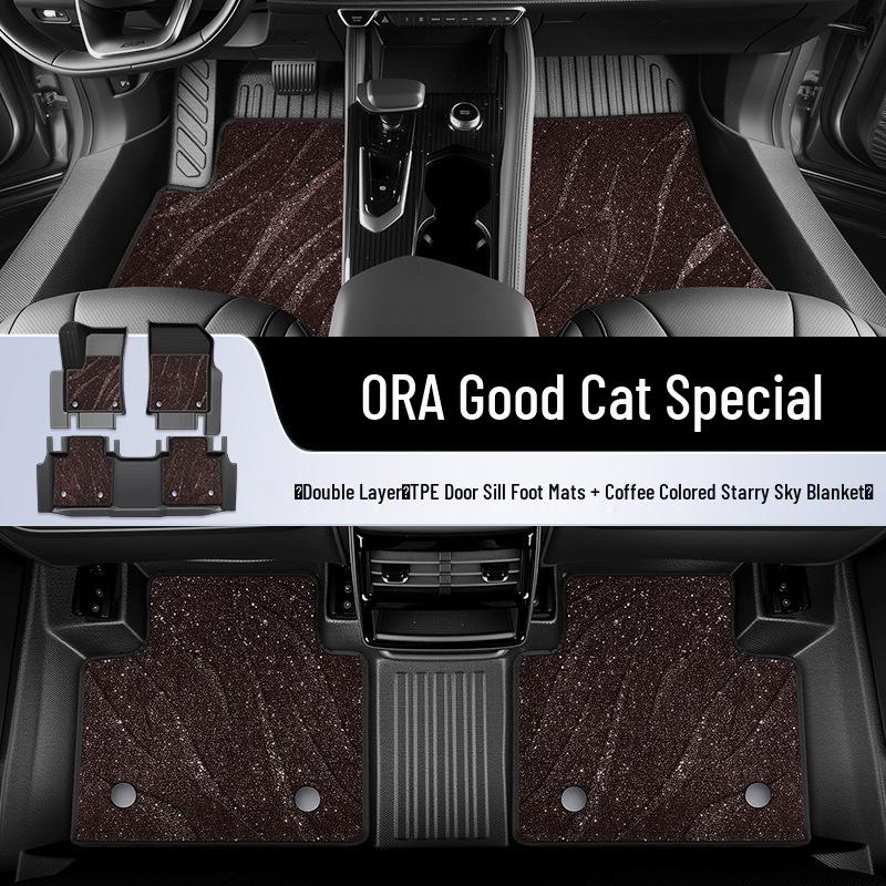 2025 Ora Good Cat TPE Autokoberce - Plně Uzavřená Dekorace Interiéru