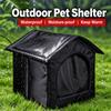 Winter Cat House Warm Small Dog House Outdoor Indoor Cat Bed Pet Shelter  For Small Pet Supply