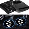 2pcs Car Door LED HD Welcome Courtesy Shadow Projector Lamp Logo Light For Renault Megane 2 3 4 Twingo Clio Talisman Captur RR9