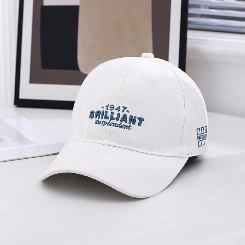 

Spring and Autumn New Baseball Caps Men s and Women s Alphabet Soft Top Cap Sunscreen Travel Versatile Retro Thin Sun Hat (56-59) Adjustable average size белый