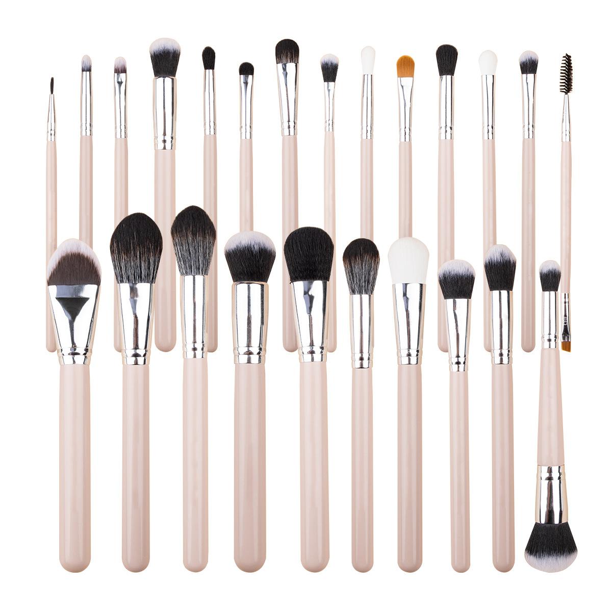

New 24 Professional Makeup Brush Set Portable Full Set Makeup Tools Fiber Hair Loose Powder Brush Eyeshadow Brush
