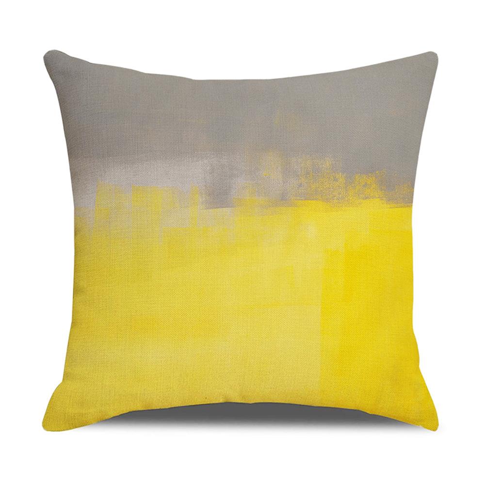 Nordic Linen Cushion Abstract Bedside Backrest Pillow Cover Household Products Cushion Cover Cushion Cover