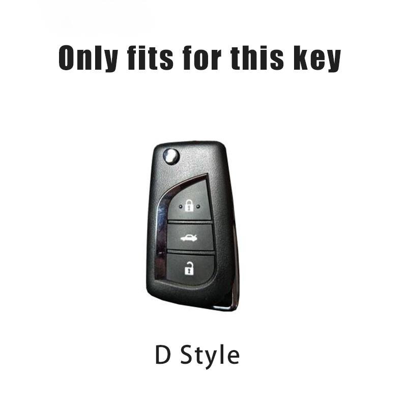 Zinc Alloy Car Key Case Cover Accessory for Toyota Auris Corolla Avensis Verso Yaris Aygo Scion TC IM Camry RAV4 Forturner Hilux