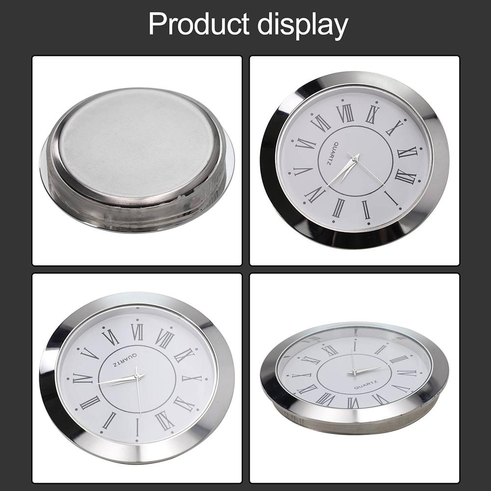 Classic Clock Craft Quartz Movement 36mm/55mm Round Clocks Head Insert Roman Number Little Clock Arabic Numbers Clock Insert