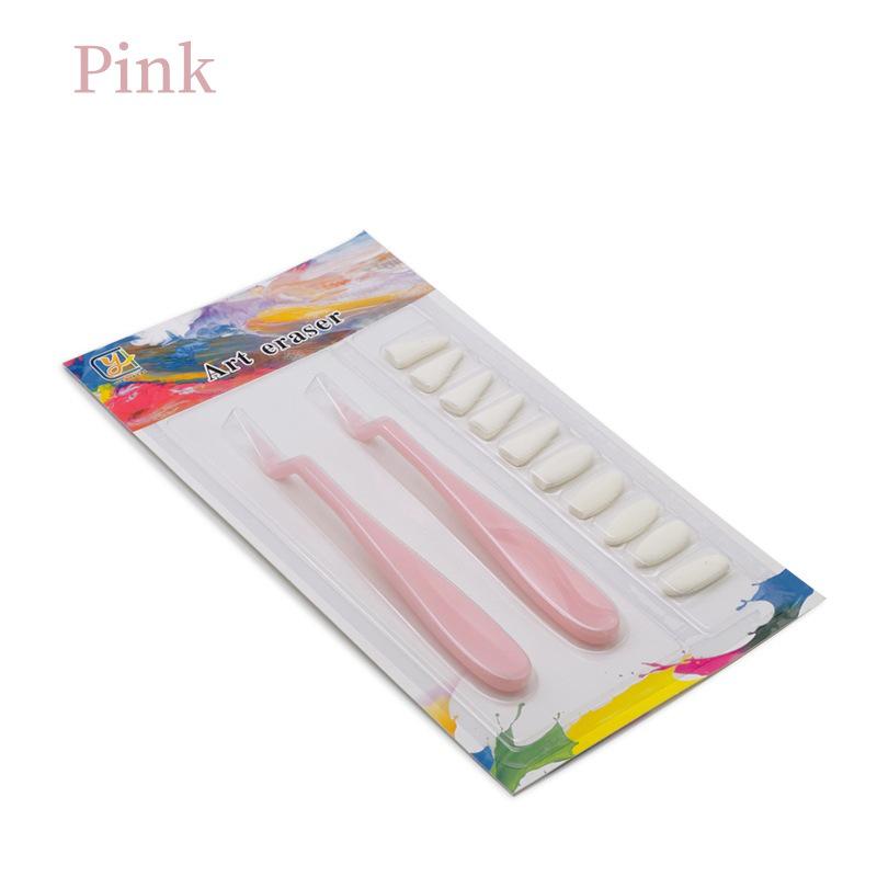 

Sketching Blending Stump with Replaceable Sponge Tip for Student Art 12-piece set розовый