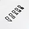 1PC ABS D2 D3 D4 D5 D6 D7 Car Letters Logo Trunk Emblem Badge Sticker For Car S40 S60 V40 V50 XC40 XC60 V70 V60 S90 C30 XC90