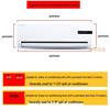 Thickened Oxford Air Conditioner Cleaning Cover with Water Collection and Side Panels for Wall-mounted Units