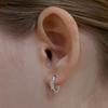 Lewe Clear point one-touch earring