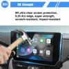2X 10.5'' Center Touch Screen Protector Tempered Glass For Toyota RAV4 2023-2024