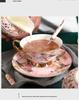 Elegant European Bone China Tea Cup and Saucer Set – Luxurious Ceramic for High-Style Afternoon Tea