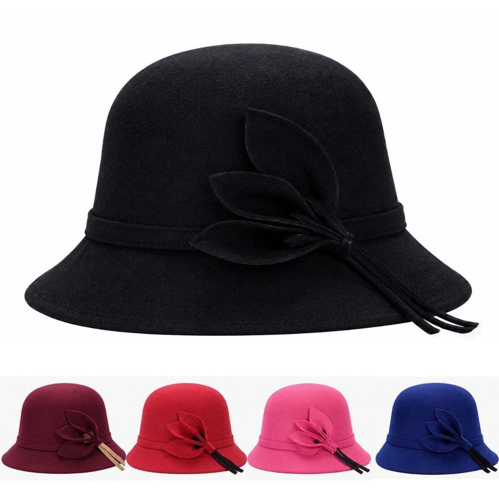 Décoration Nœud Papillon Chapeau Melon Forme Dôme Chapeau Seau Chapeau Fedora Rétro Cérémonie de Mariage