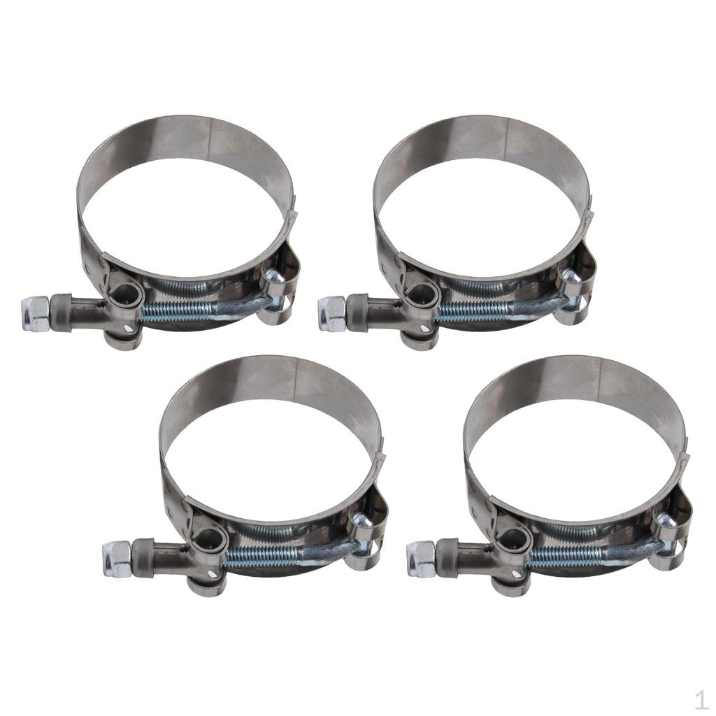 

Set of 4 Hose Clamps with Worm Drive, Clamping Range 95-103 Mm, Belt Width ,