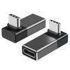 USB4 To USB-C 90-Degree Elbow Adapter, 40Gbps, Thunderbolt 4 Compatible, Male To Female Extension for Mobile Phone and Computer.