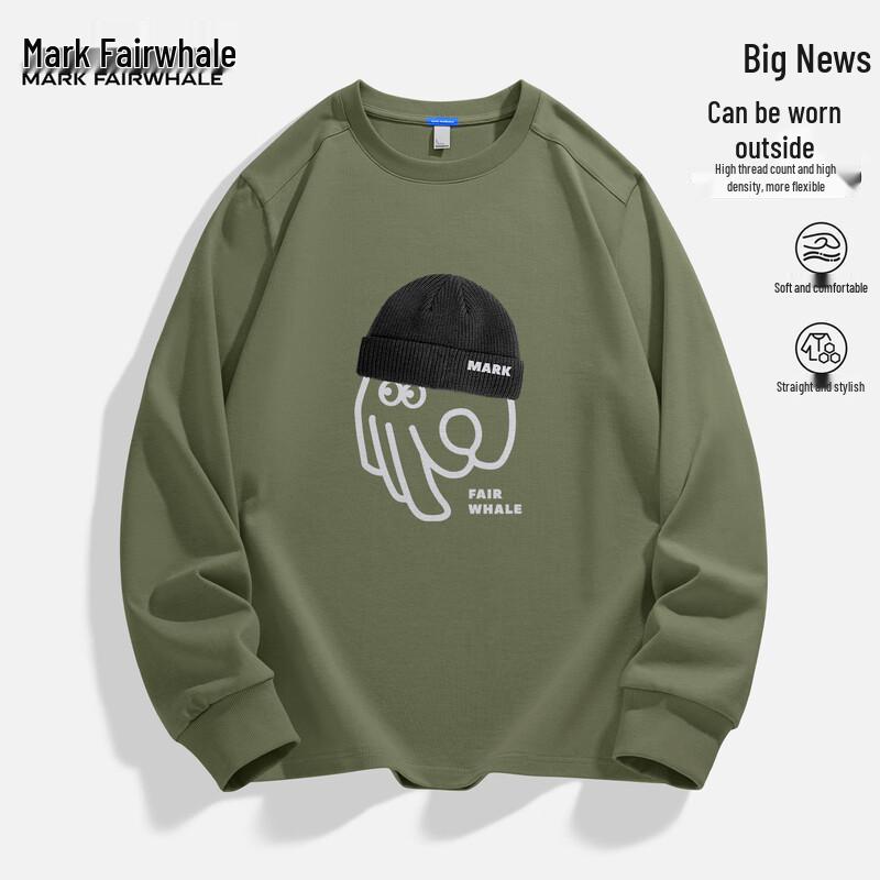 Mark Fairwhale Men s Heavyweight Long Sleeve T-Shirt M