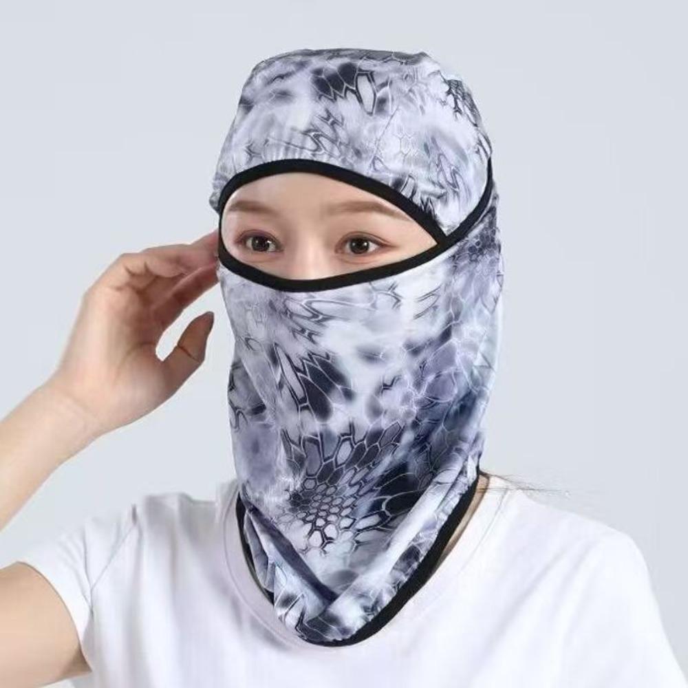 Shading Sunscreen Face Mask UV Protection Face Cover Neck Protector Riding Mask  Hiking