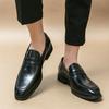 Men's shoes large size casual shoes fashion foot loafers trend British style small leather shoes