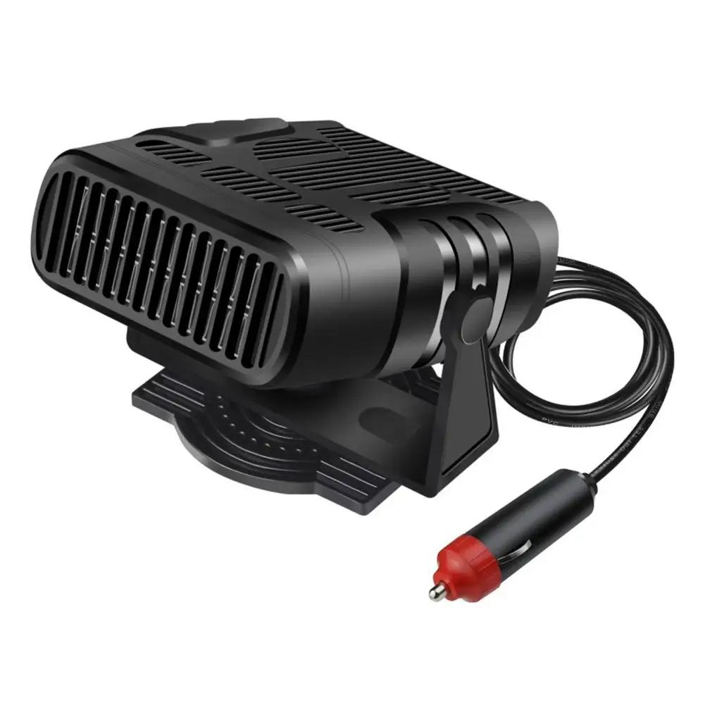 

2 IN 1 Car Cooling & Heater Fan 12V Auto Windshield Heating Dryer Anti-Fog Electric Demister Defroster Defogging M1L2 чорний