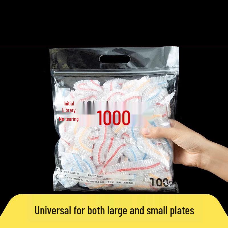 Free Shipping: Food-Grade Elastic Cling Film Covers for Bowls and Plates – Microwave and Refrigerator Safe for Leftovers