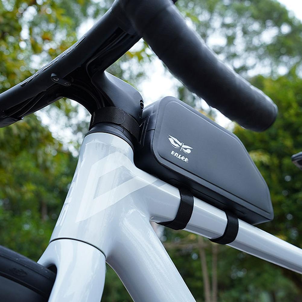 1.5L Bicycle Top Tube Bag TPU Cycling Tools Storage Bag Bike Top Frame Bag for MTB Road Bike Accessories