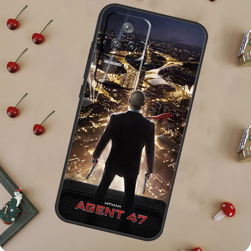 Man Hitman Agent Case For Xiaomi 15T 14T 13T Pro 17 Pro Max 14 15 Ultra POCO X7 F8 Pro X3 X5 X6 F5 F6 F7 Cover