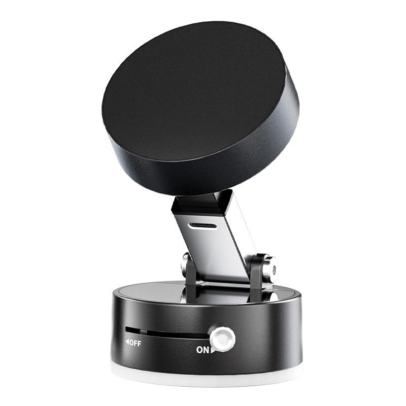 Car Magnetic Vacuum Phone Holder Swivel Wireless Charging Bracket Support GPS Car Bracket Double-sideds Magnetic Foldable Holder