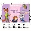 ANIMEZootopiaSCartoon Animal Background Photography Party Bedroom Living Room Decoration Shooting Background Cloth