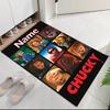 Benutzerdefinierter Name Halloween Horror Bedruckter Teppich, für Bürostuhl Wohnzimmer Schlafzimmer Küchenraum Dekor Geschenke.