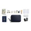 Bellroy Folio Wallet, a compact bifold leather wallet and clutch bag that holds cards, bills, coins, and everyday essentials - Navy