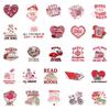 10/30/50pcs Kawaii Cartoon Pink Bookish Stickers Valentine's Day Decoration Decals Suitcase Phone Water Bottle Cute Sticker Gift