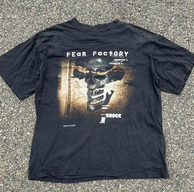 Vintage Fear Factory Shock To the System T-shirt S To 5XL SN083  Unisex T-Shirt