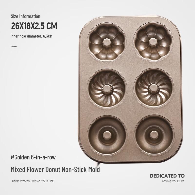 Versatile 6-Cup Silicone Baking Mold