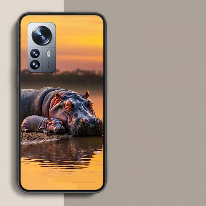 

Hippopotamus Opens its Mouth and Big Teeth Phone Case For Xiaomi 15 Poco X7 X6 F7 14 Ultra Mi F6 F5 F4 F3 X5 X4 X3 M6 Pro M5 M5S Xiaomi Poco X7 Pro
