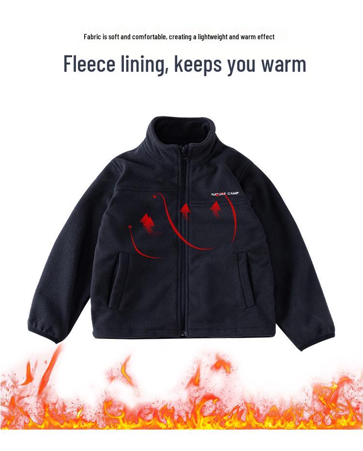 2025 Kids' Three-in-One Windbreaker Jacket - Spring/Autumn Style for Boys and Girls