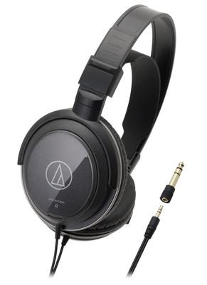 Cable para auriculares con miniconexión Audio-Technica ATH-AVC300 negro de 3 m/6,3 mm estándar/3,5 mm