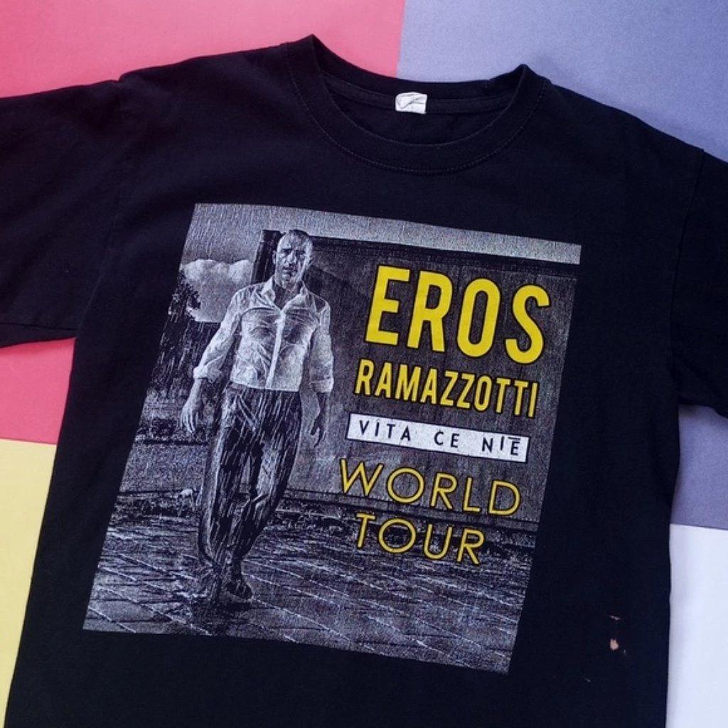 

Vintage Eros Ramazzotti Tour T-shirt All Size S to 5XL 2F1953 XL