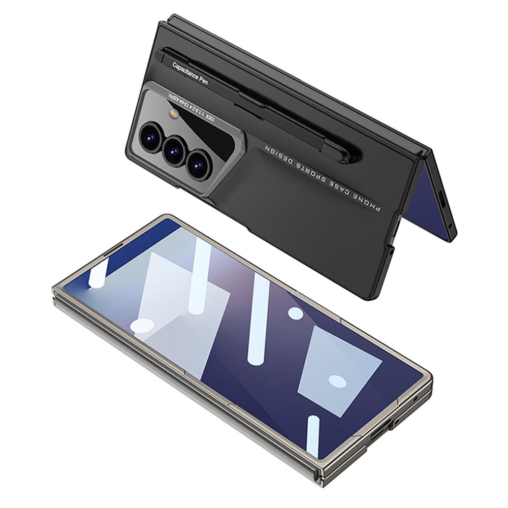 GKK For Samsung Galaxy Z Fold7 5G Case with Stylus PC+Tempered Glass Slim Phone Cover