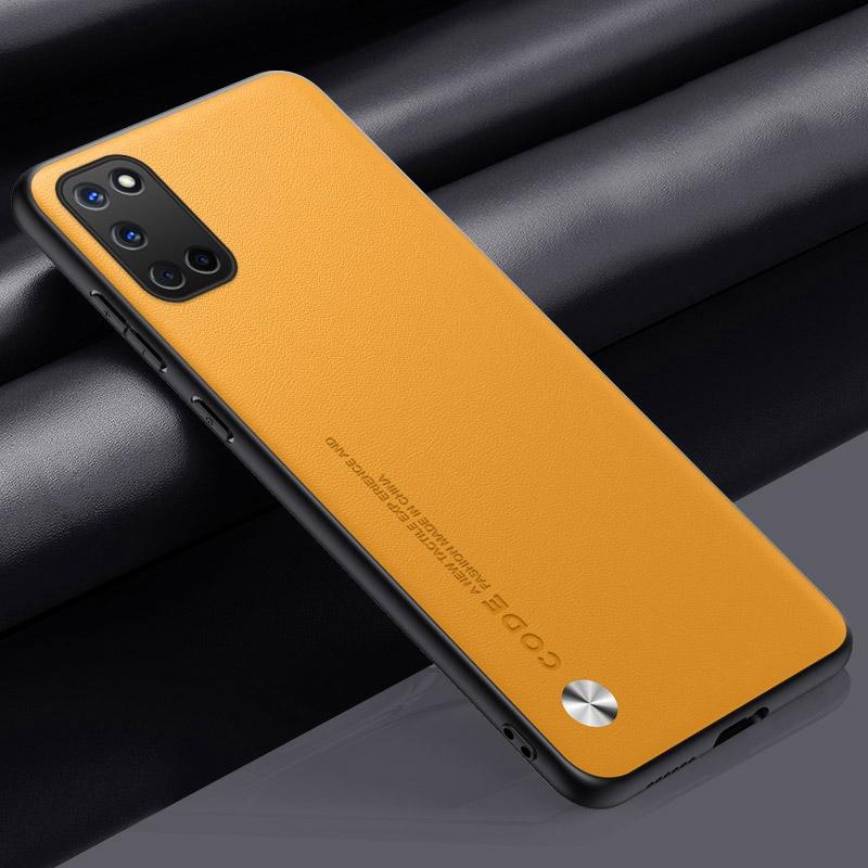 Luxury PU Leather Case For OPPO A52 A72 A92 Back Cover Matte Silicone Shockproof Full Protection Phone Case For OPPO A72 4G