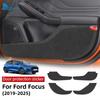 Door Anti-kick Pad for Ford Focus Mk4      2024 2025 Car Leather Carbon Mat Interior Trim Accessories
