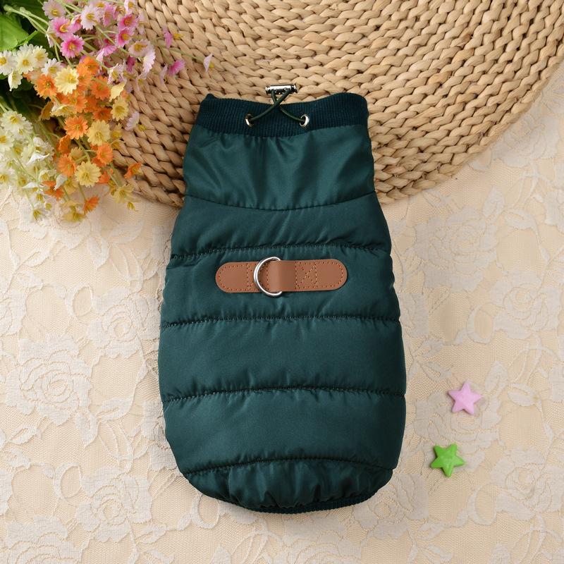 Winter Dog Clothes Warm Thermal Cotton Pet Coat Small Dogs Clothing Teddy Pomeranian Corgi Puppy Jacket Cold Weather Apparel