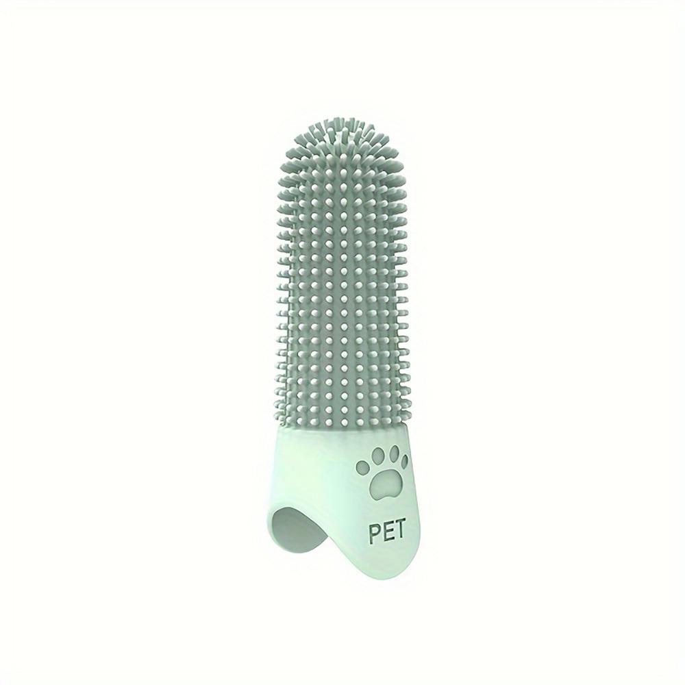 1Pcs 360° Finger Toothbrush Soft Tooth Cleaning Tool Durable Pet Finger Brush  for All Breeds