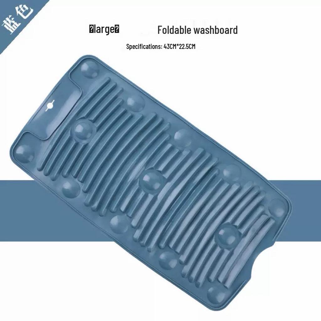 Foldable Silicone Washboard with Suction Cup