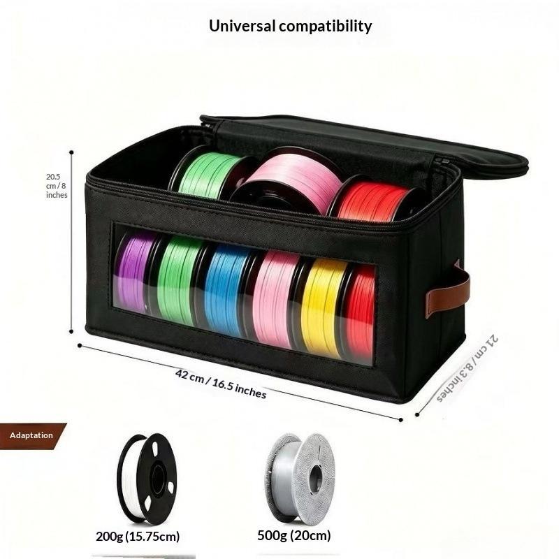 3D Printer Filament Storage Bags 3PCS Tear Resistant Thickened Pouches for Protecting 3D Filament Desktop Printer Workspace