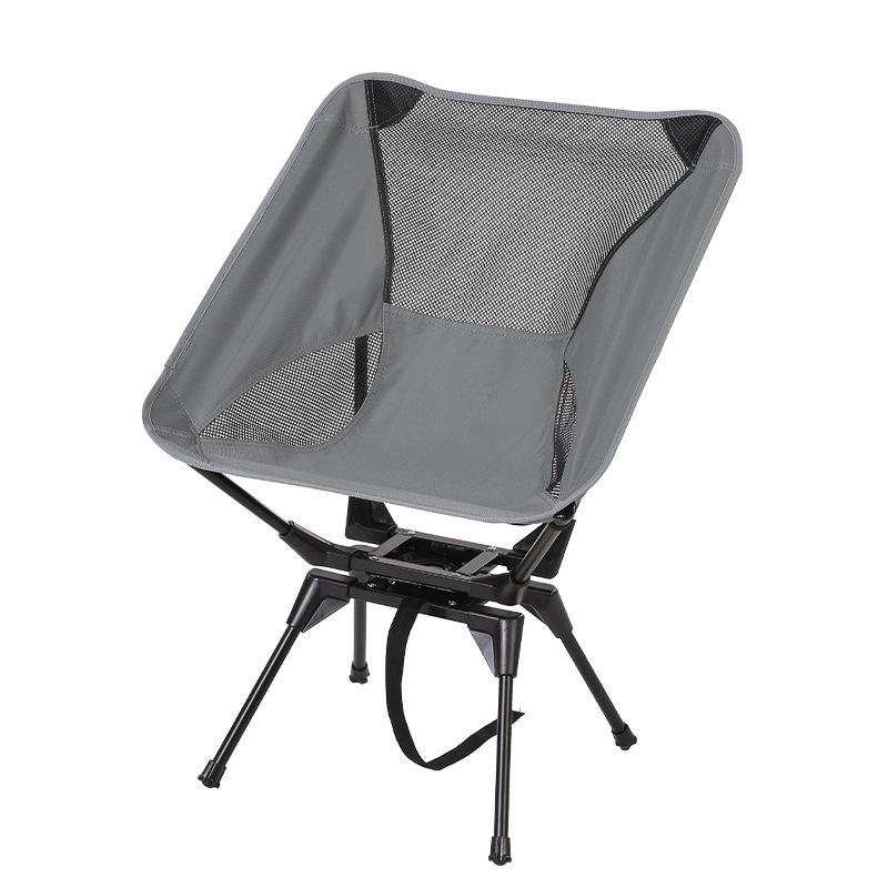 

Outdoor Portable 360° Rotating Folding Moon Chair with Backrest, Ideal for Camping, Hunting, Beach, and Space-Saving Comfort.