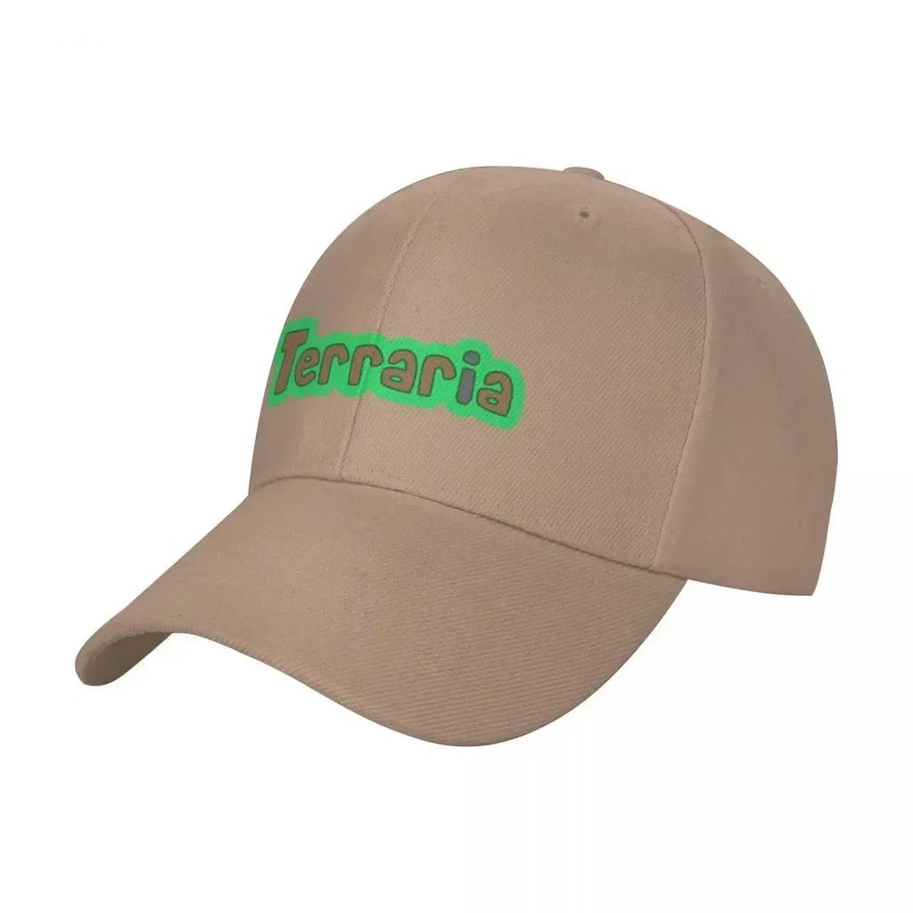 Terraria Merch Terraria Logo Baseball Cap Big Size Hat Kids Hat Golf WomenMen's
