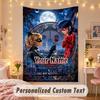 Custom Personalized Tapestry,Miraculous Ladybug Print Custom Name Text Wall Art Hanging for Bedroom