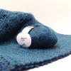 Handmade Bird Gold Sequin Mohair Silk Bead Yarn for Crochet and Weaving
